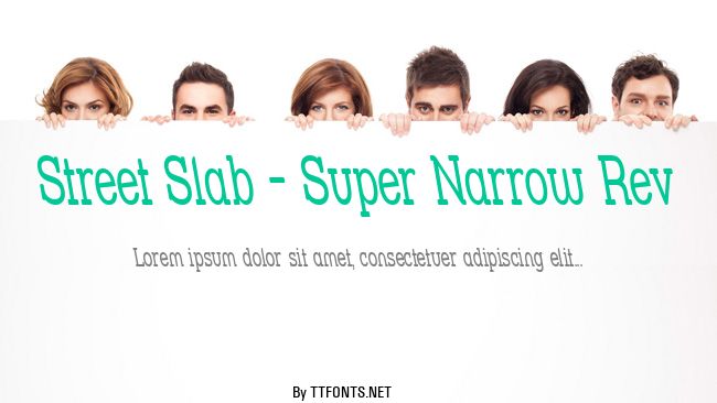 Street Slab - Super Narrow Rev example